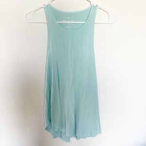 American Eagle Light Blue Soft and Sexy Tank Top